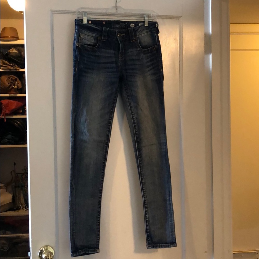 Miss Me Envelope pocket skinny jeans